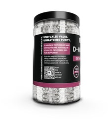 PURE ORIGINAL INGREDIENTS D-Mannose bottle cap close-up highlighting clean formulation