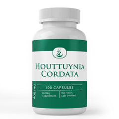 Pure Original Ingredients Houttuynia Cordata capsules bottle showing pure, additive-free design