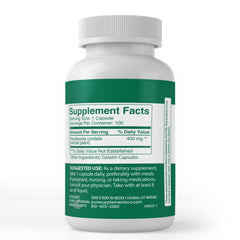 Pure Original Ingredients Houttuynia Cordata label emphasizes purity and lab verification