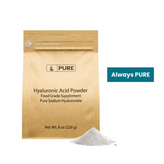 Pure Original Ingredients Hyaluronic Acid Powder dissolves easily when mixed with water.