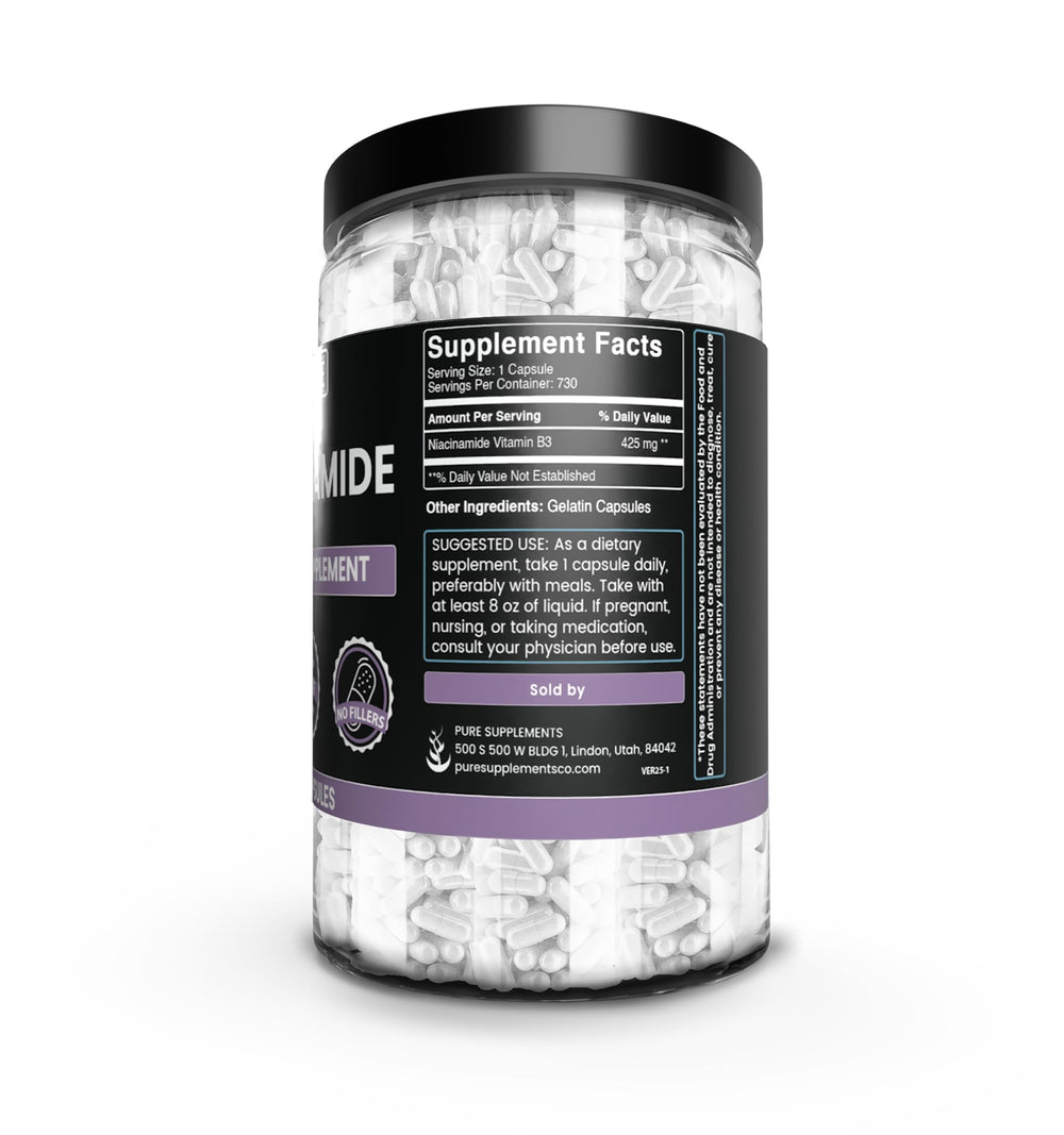 Pure Original Ingredients lab verified badge on packaging signaling quality