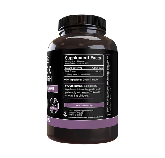 Pure Original Ingredients lab-verified label indicating quality and safety