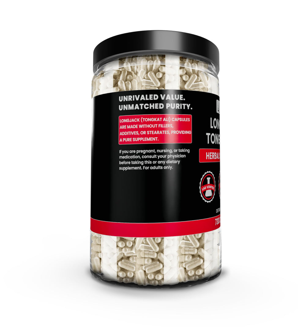 Pure Original Ingredients Longjack packaging in Utah signals quality