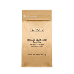 Pure Original Ingredients Maitake Mushroom Powder bottle adds rich umami to recipes.