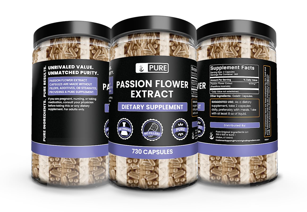 Pure Original Ingredients bottle showcases 365-day supply and compact travel-ready packaging