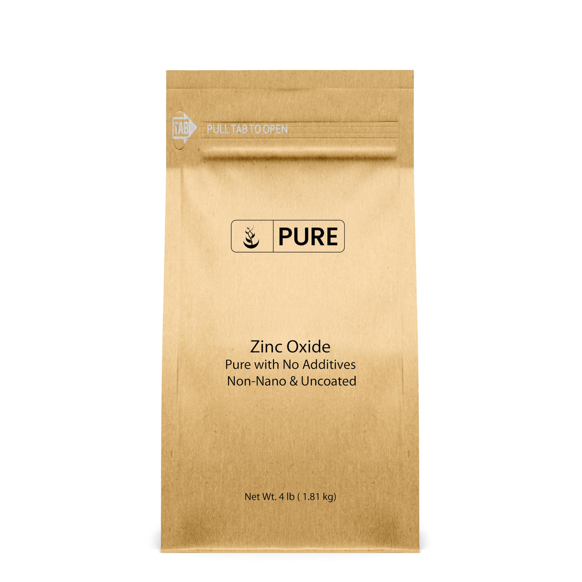 Pure Original Ingredients zinc oxide powder 4lb for bulk DIY formulations