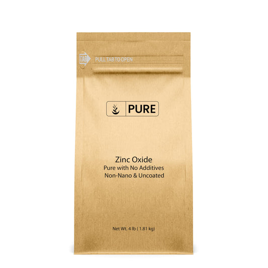 Pure Original Ingredients zinc oxide powder 4lb for bulk DIY formulations