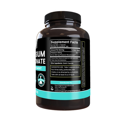 Capsules close-up showing pure single-ingredient formula from Pure Original