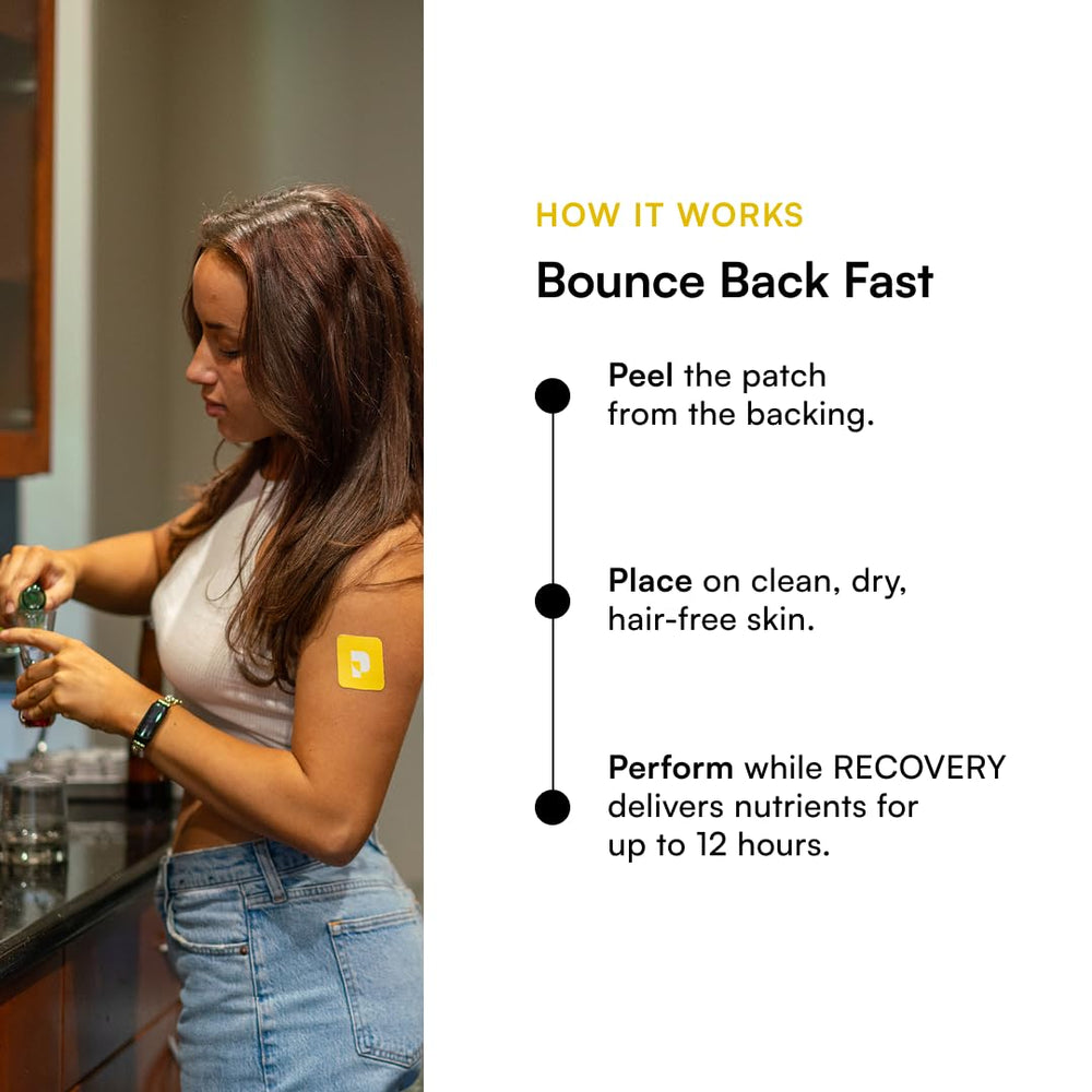 Pure Patch Recovery Patch logo and gluten-free seal on box.