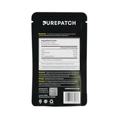 Pure Patch Recovery Patch on arm demonstrates easy, non-ingestible application.