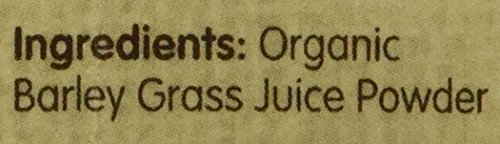 Nutrition label highlights minerals in Pure Planet Just Barley