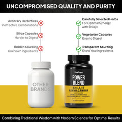 Close-up of Pure Prana Ashwagandha capsules for stress support and focus