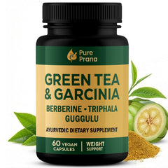 Pure Prana bottle front view supports daily energy with vegan capsules.