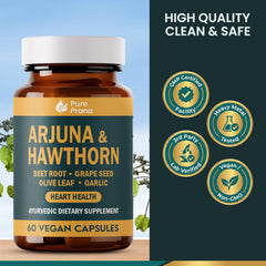 Pure Prana Hawthorn berries capsules support healthy circulation