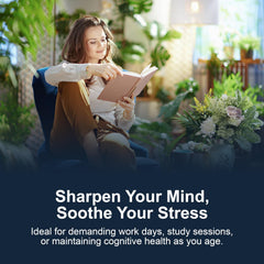 Pure Prana Shankhpushpi herbal blend showcases calming focus potential.