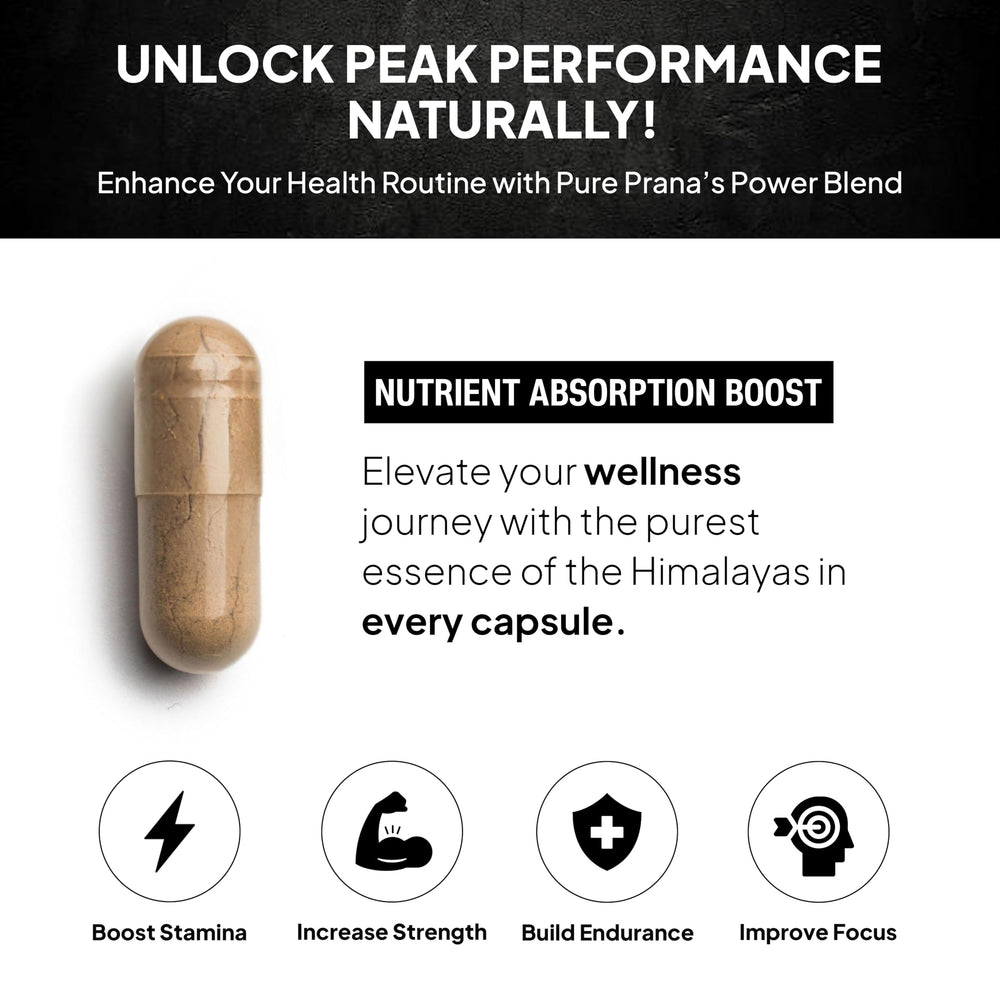 Packaging for Pure Prana tribulus gokshura capsules for performance support