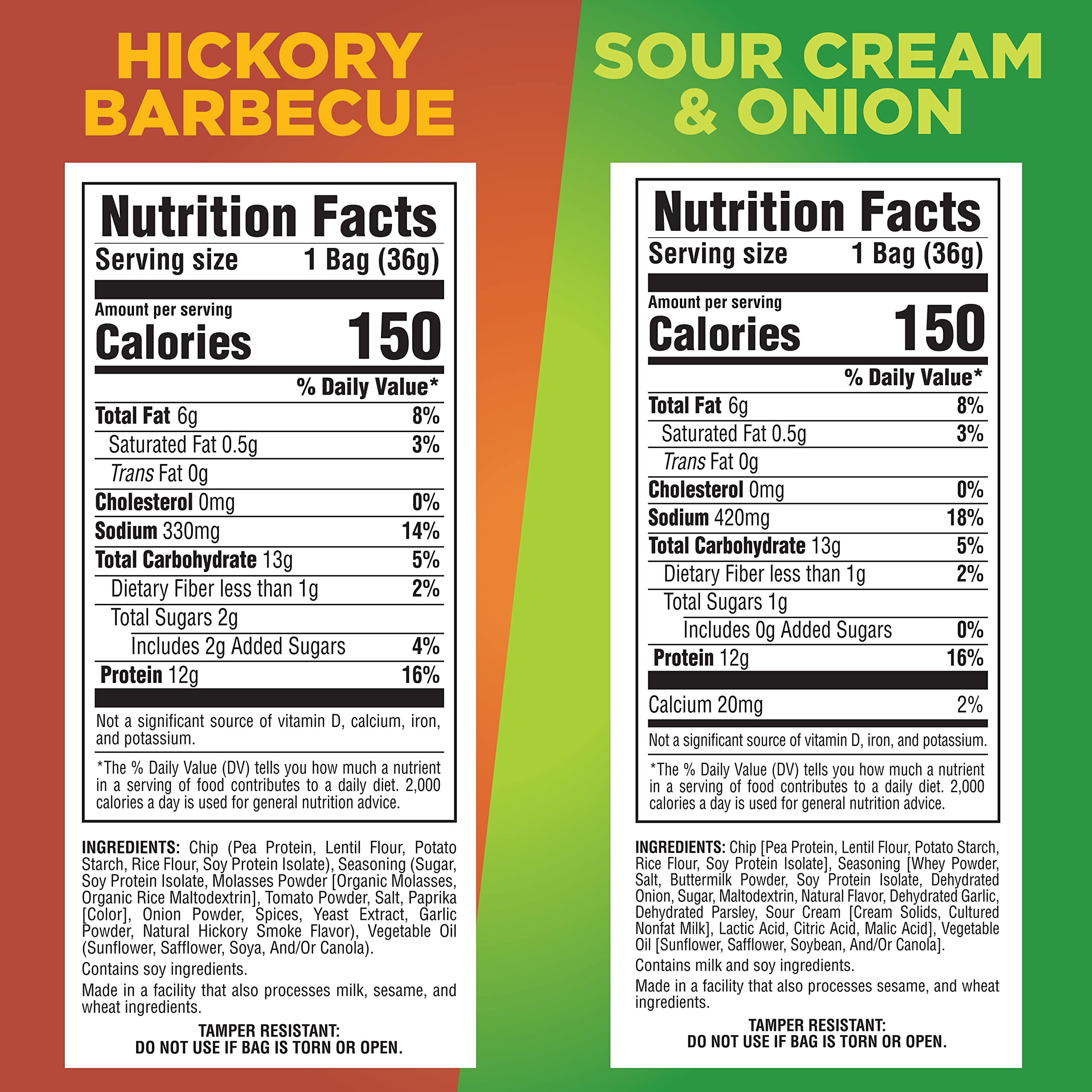 Pure Protein Popped Crisps Hickory Barbecue bag offers savory, protein-rich flavor.