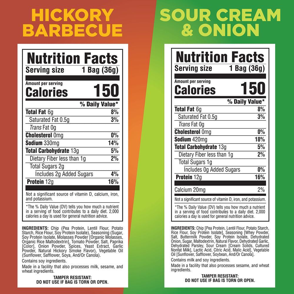 Pure Protein Popped Crisps Hickory Barbecue bag offers savory, protein-rich flavor.