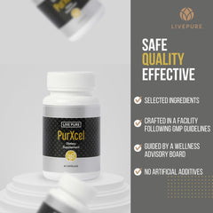 PURE PurXcel serving scoop with bottle for easy daily dose