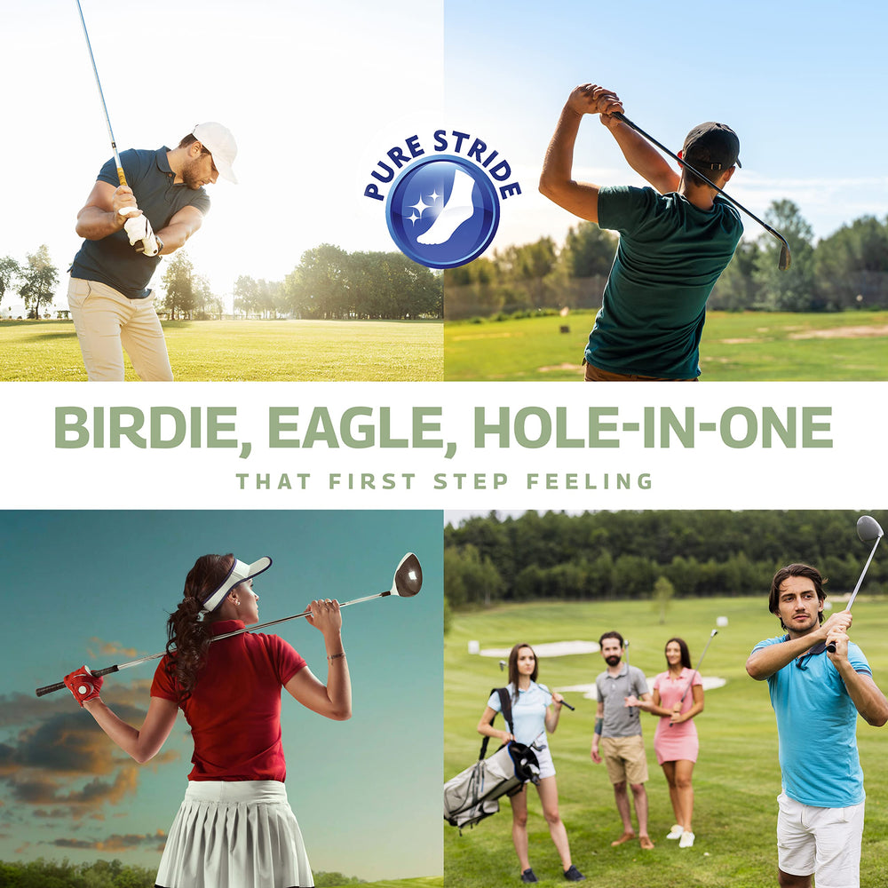 Pure Stride Golf Orthotics doctor-approved design trusted by pros