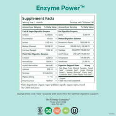 Pure Synergy Enzyme Power capsules close-up for easy daily digestive support