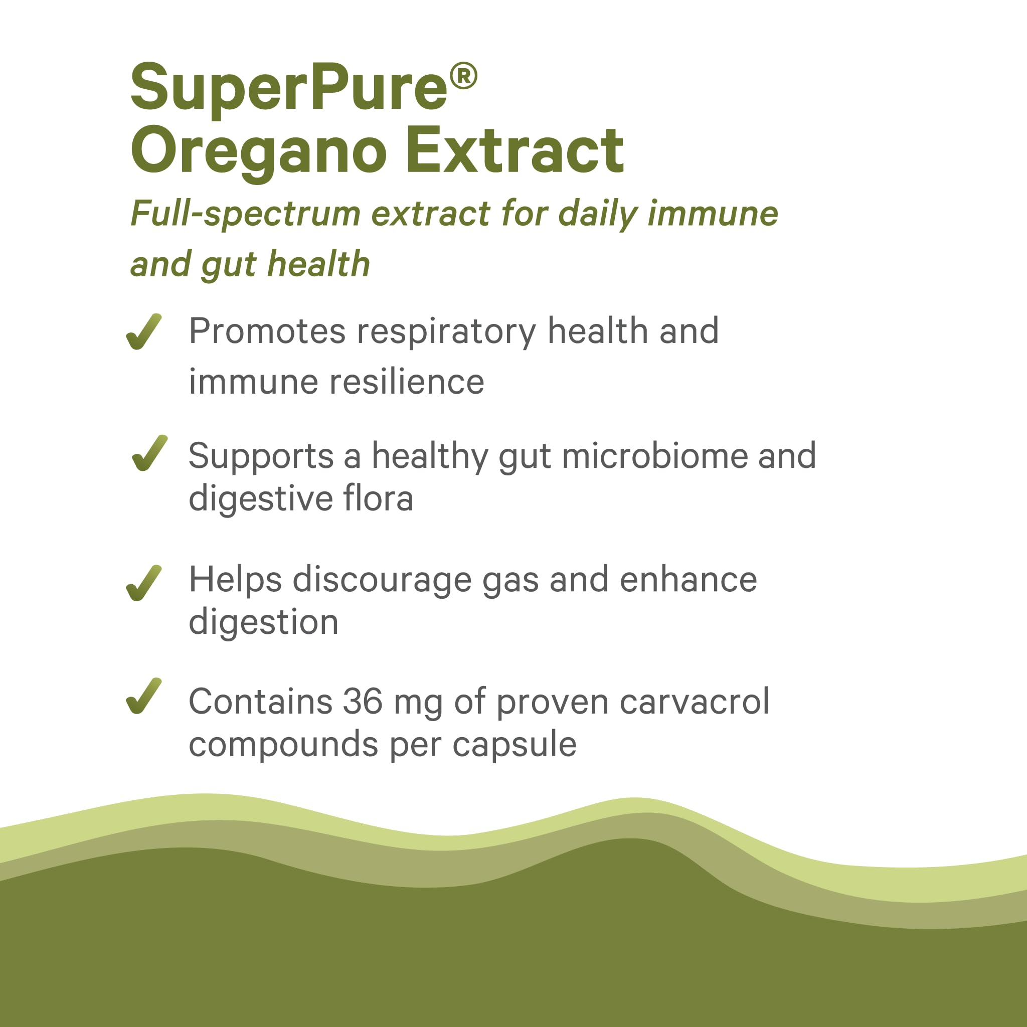 Pure Synergy label detail highlights organic ingredients for clean daily use.