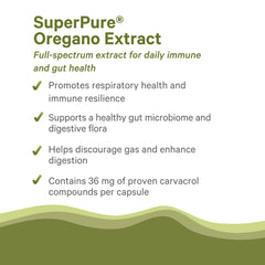 Pure Synergy label detail highlights organic ingredients for clean daily use.