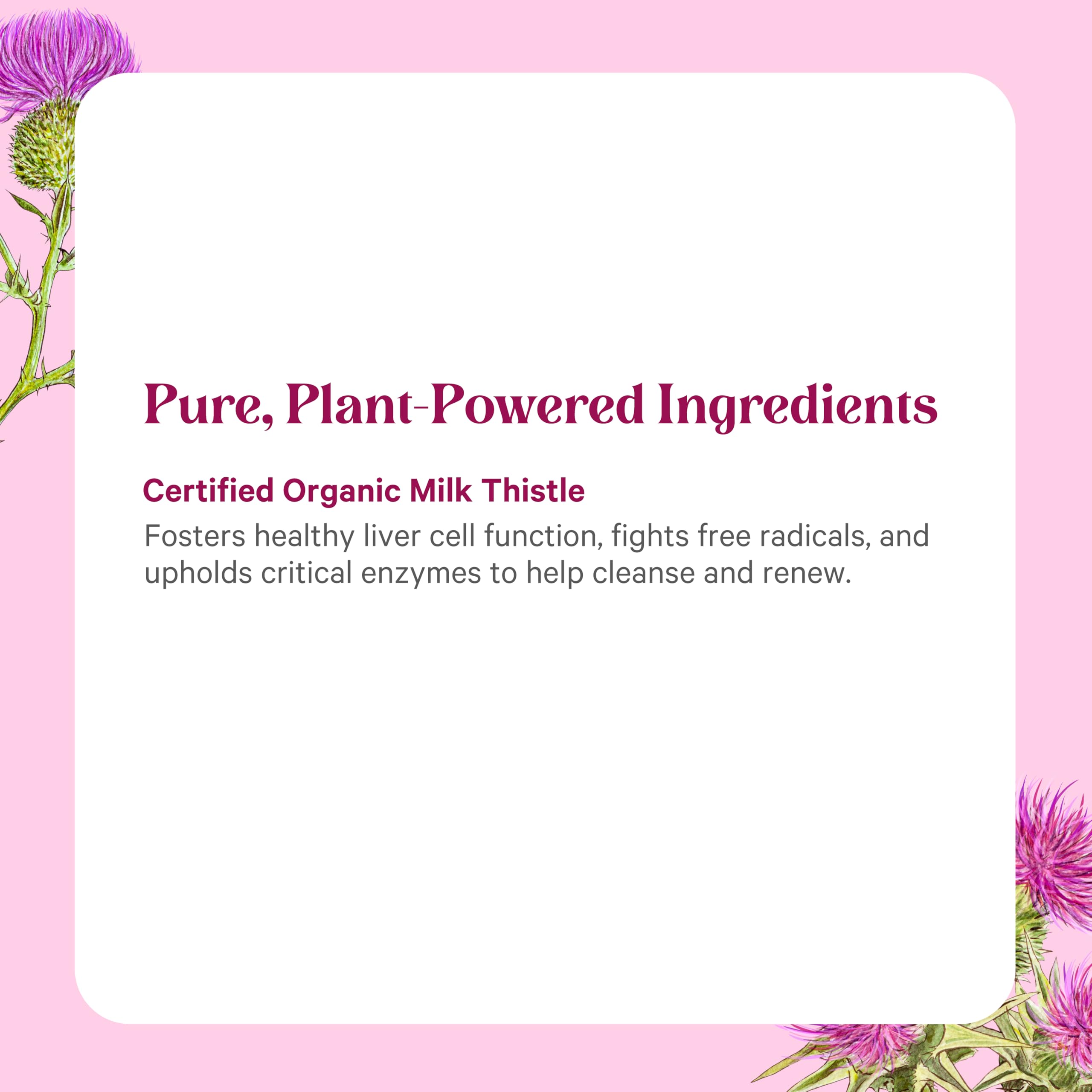 PURE SYNERGY SuperPure packaging confirms organic, vegan, and gluten-free ingredients.