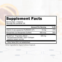 Pure Therapro Rx Acute Injury capsules in view for convenient daily dosing