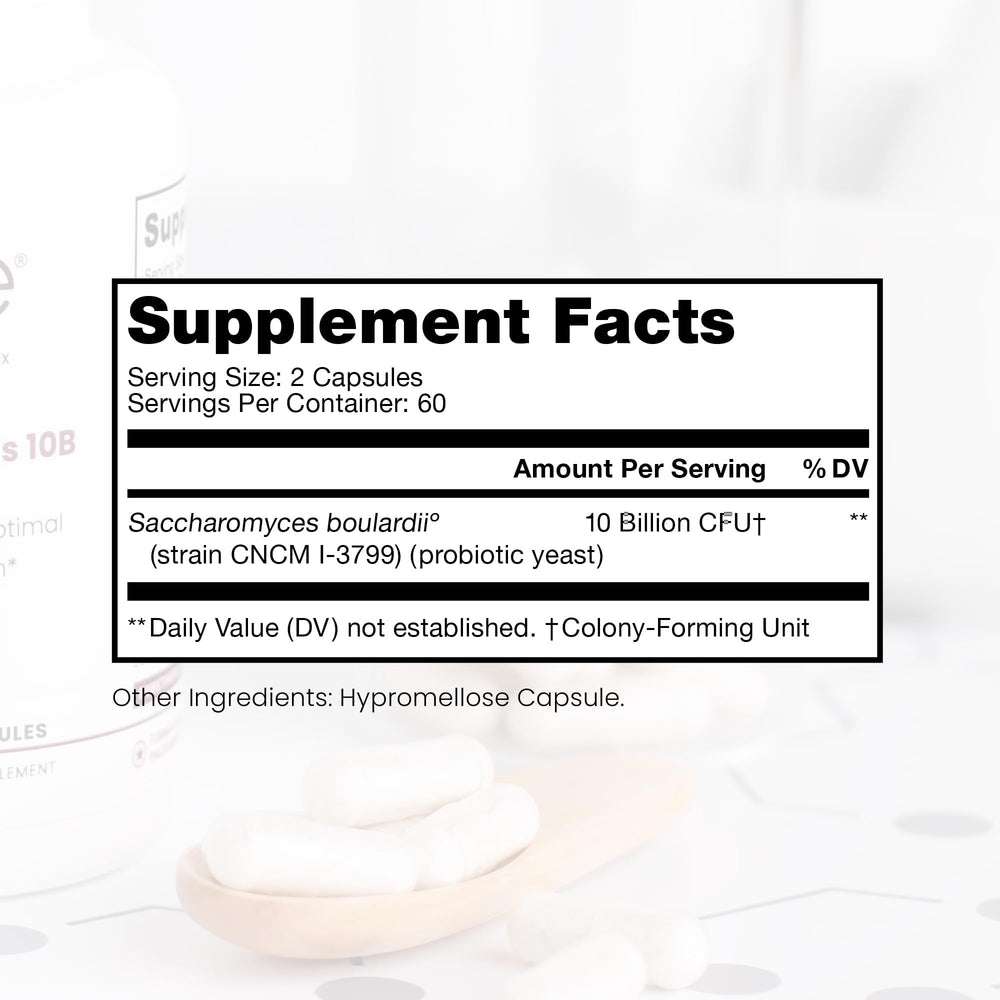 Close-up of Pure TheraPro Rx CNCM I-3799 label highlighting patented strain.