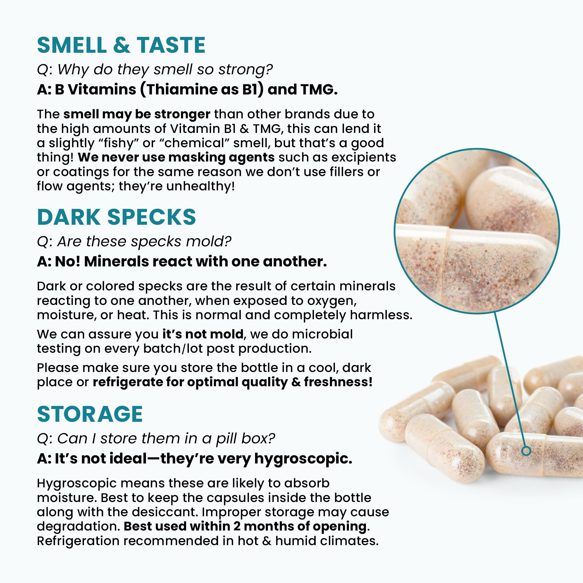 Pure Therapro Rx DRcaps acid resistant capsules protecting nutrients in stomach acid.