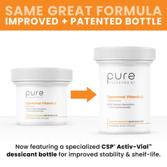Pure Therapro Rx Liposomal Vitamin C powder produced in USA facilities for quality