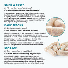 Methyl Multi capsules in hand for easy daily dosing.