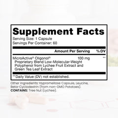 Pure Therapro Rx MicroActive Oligonol capsules for convenient daily intake