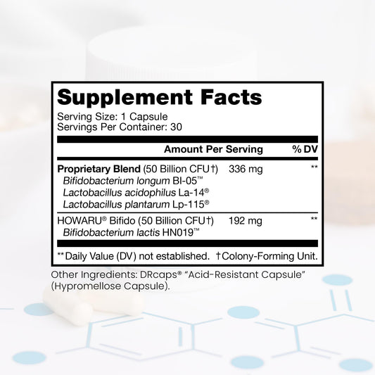 Pure Therapro Rx Power Probiotic 100B capsules ready for daily use