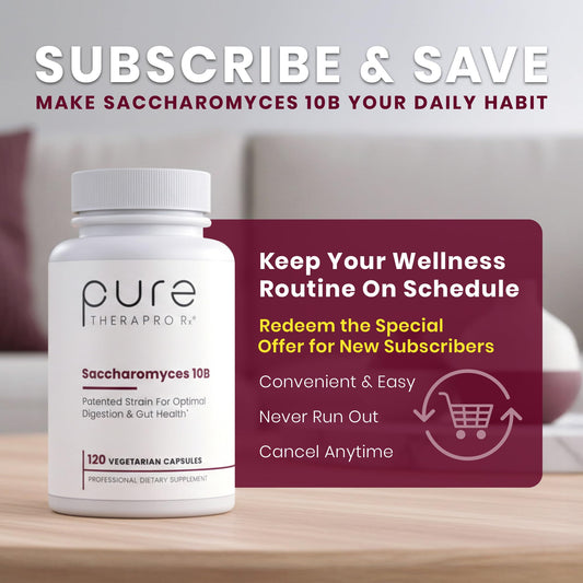 Pure TheraPro Rx capsules ready for quick daily intake.