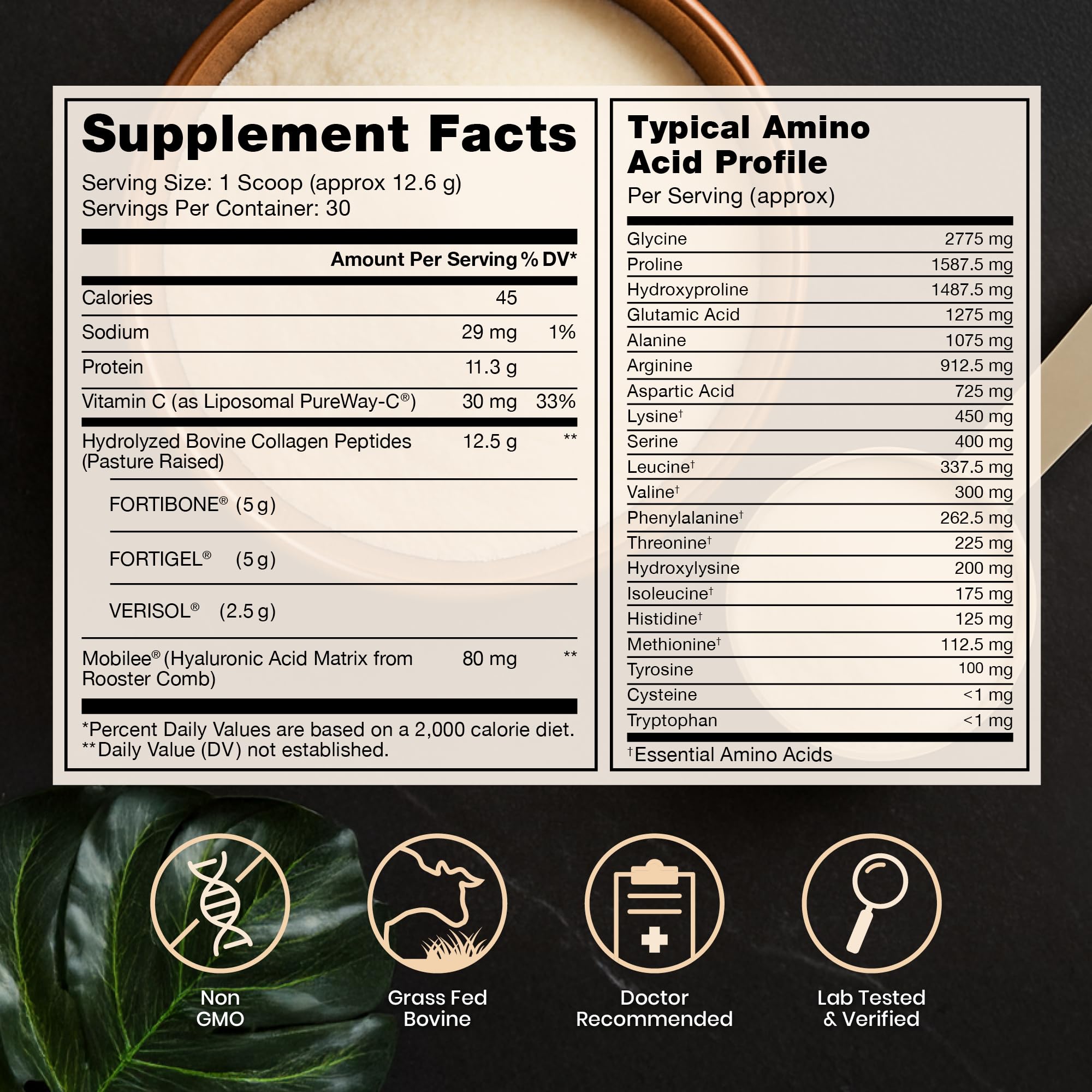 Pure Therapro Rx TriActive Collagen Plus bottle pour – convenient daily collagen