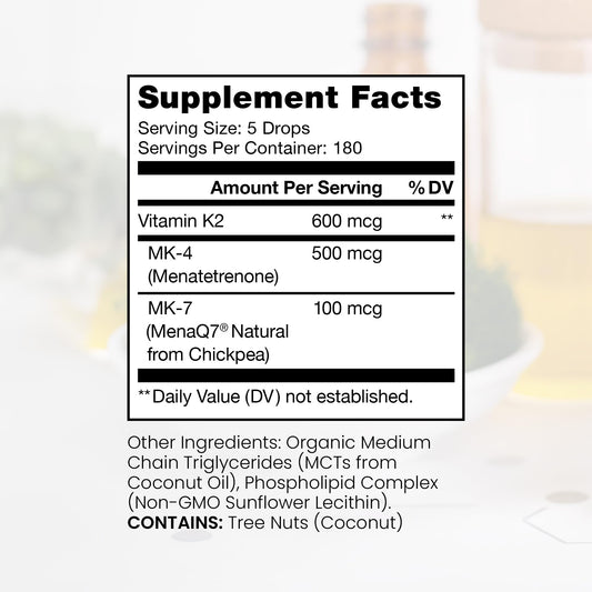 Pure Therapro Rx Ultimate K2 dropper dispense demonstrates convenient liposomal drops for daily wellness.