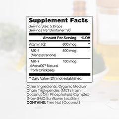 Pure Therapro Rx Ultimate K2 liquid drops illustrating liposomal delivery