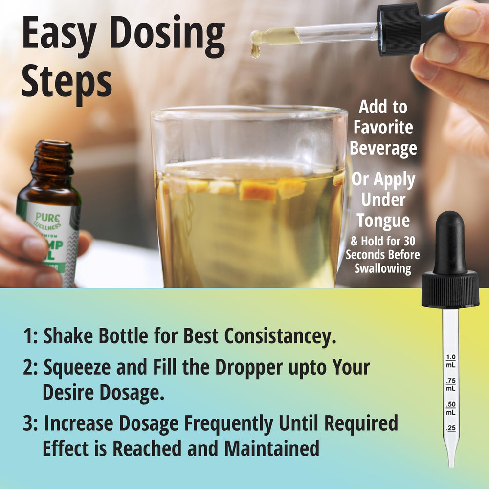 Pure Wellness hemp seed oil bottle closeup highlights natural extract and quality.