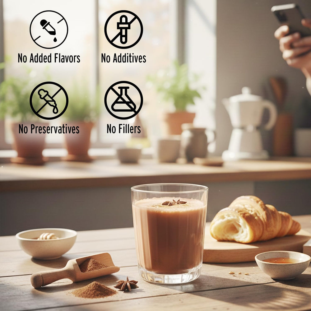 PureAyurbliss Ashwagandha powder in a dish for digestion-friendly rituals.