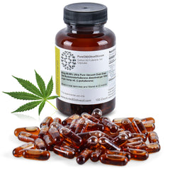PureC60OliveOil carbon 60 oil bottle highlighting premium packaging and transparency
