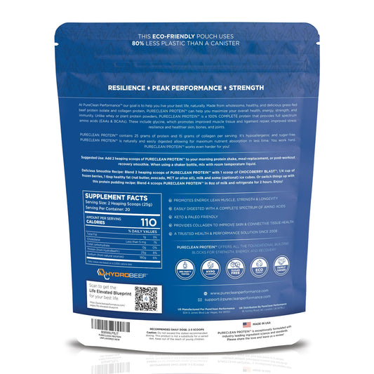 PureClean Protein scoop image showing easy serving for quick daily fueling and recovery