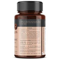 PureClinica Glutathione tablets close up highlight compact daily dose.