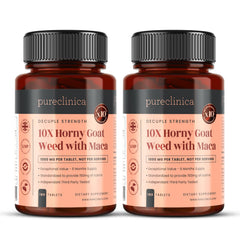 PureClinica Horny Goat Weed tablet showing high potency for daily use