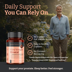 Nettle Root extract in ProstaC bottle for overall wellness