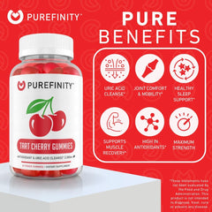 PUREFINITY Tart Cherry Extract visual; rich polyphenols for everyday wellness