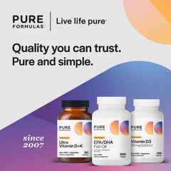 PureFormulas freshness seal helps maintain potency.