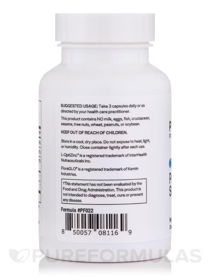 PureFormulas Pure Eye Support packaging label emphasizing quality standards