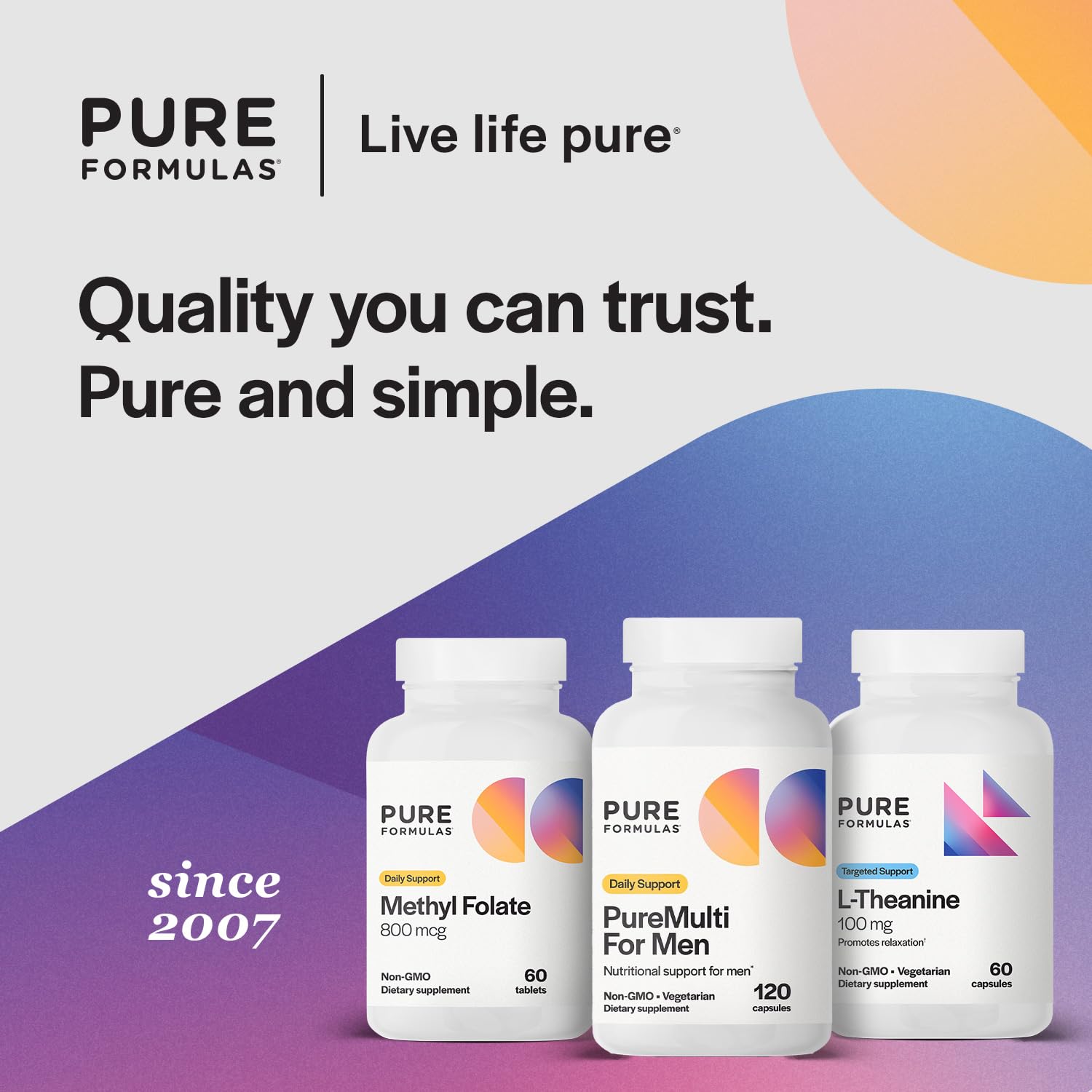 PureFormulas PureMulti for Men in a morning routine for steady daily energy.